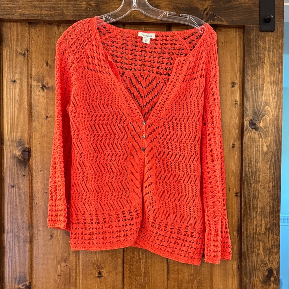 Sundance Vibrant Orange Cardigan